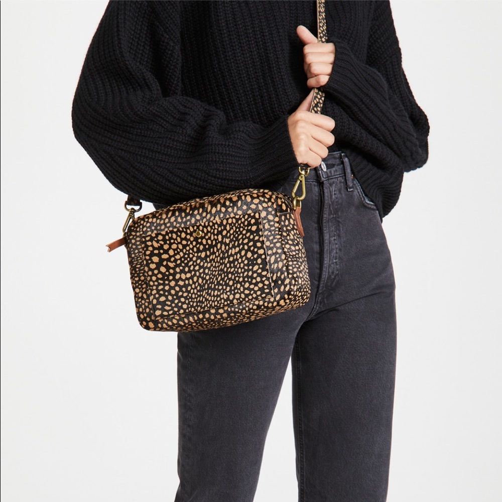 Madewell Animal Print Transport Camera Bag